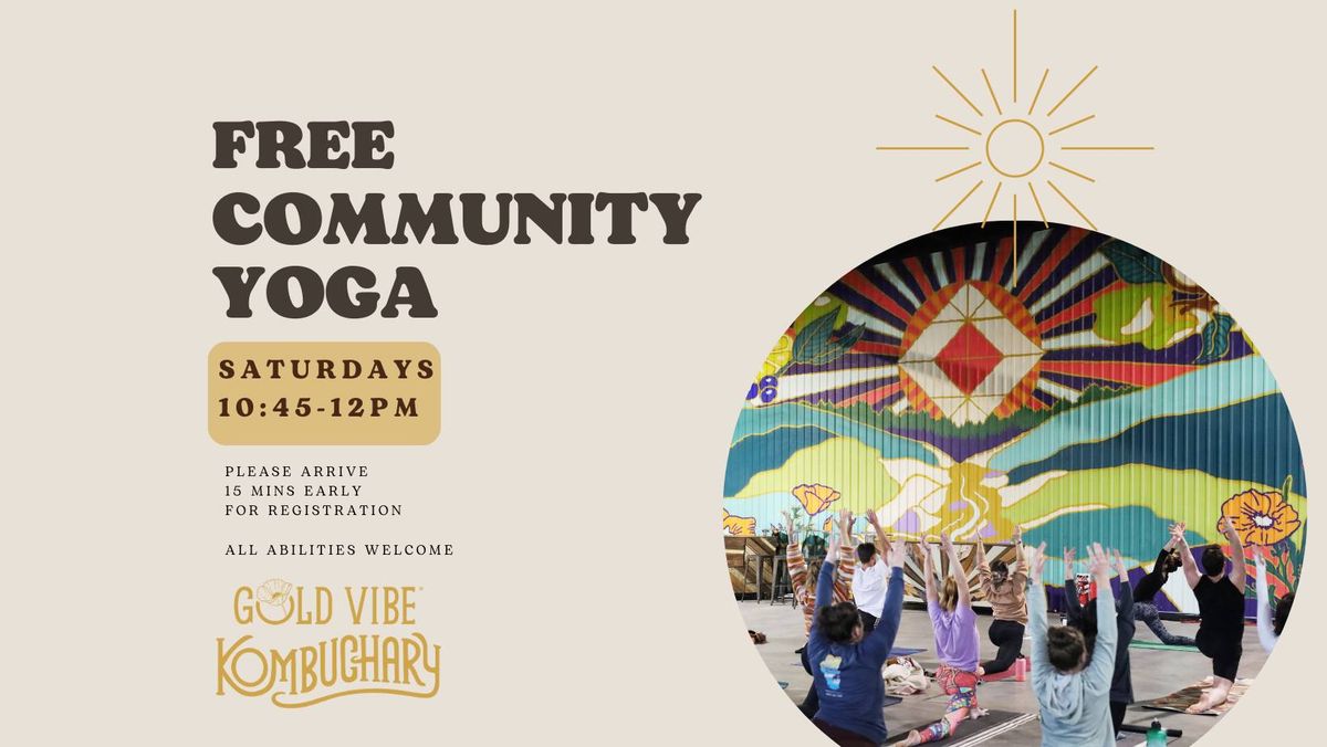 Community Yoga @ Gold Vibe Kombuchary