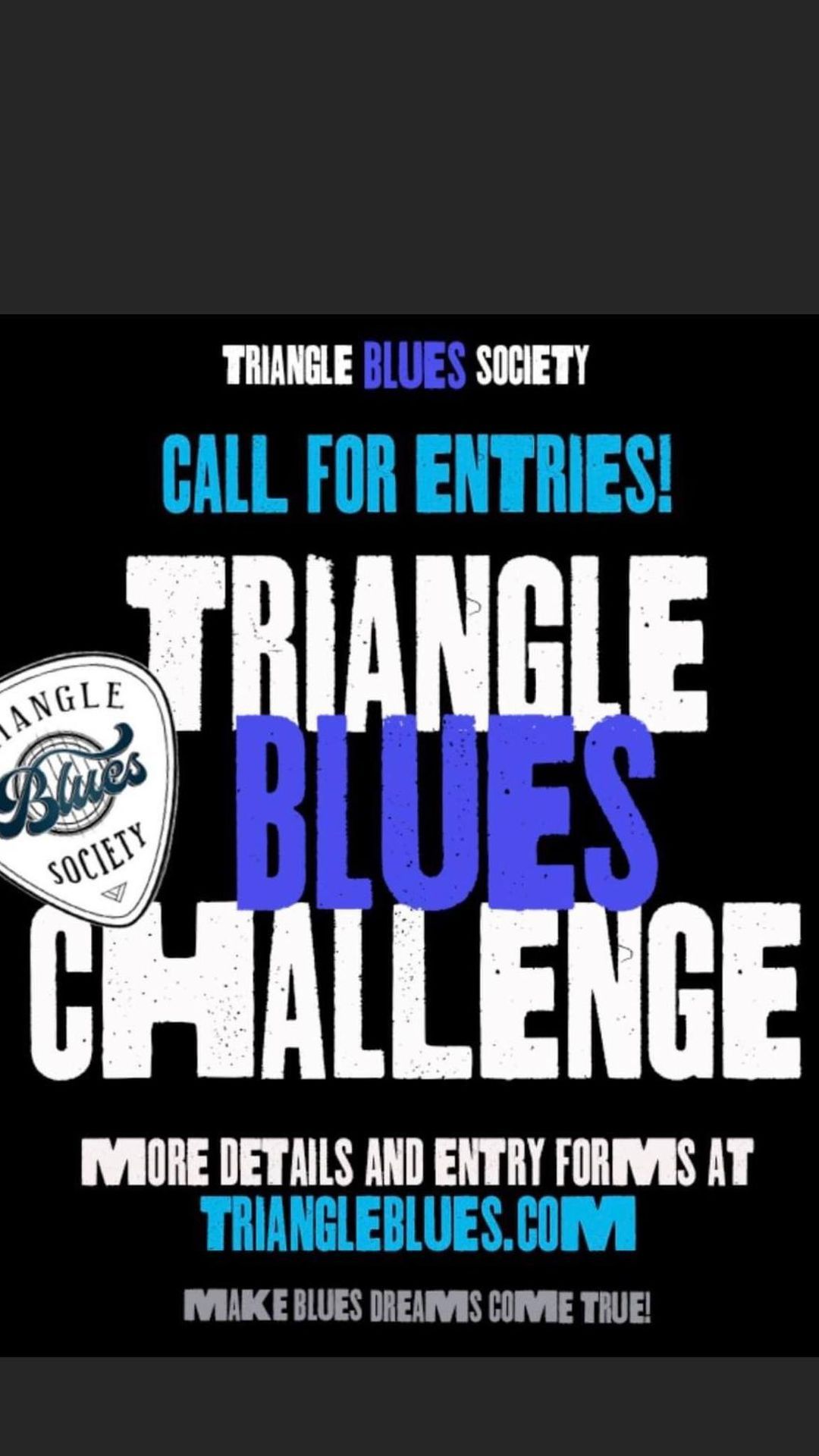 Triangle Blues Society 2024 Blues Challenge!