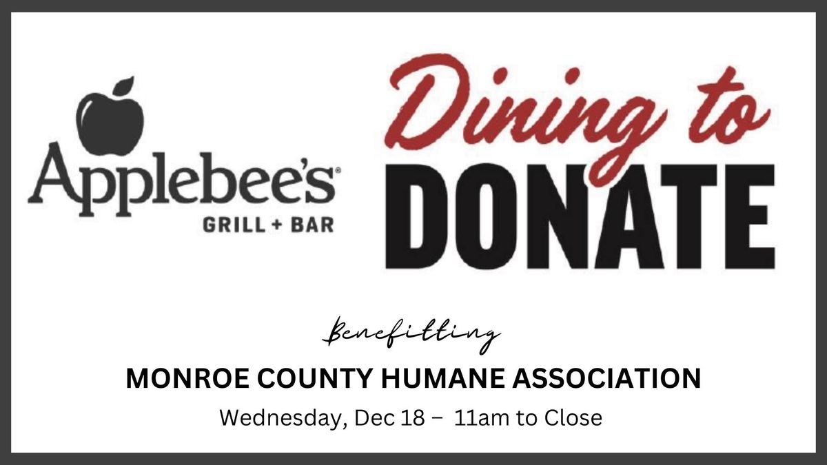 MCHA Dine & Donate at Applebee's Bloomington