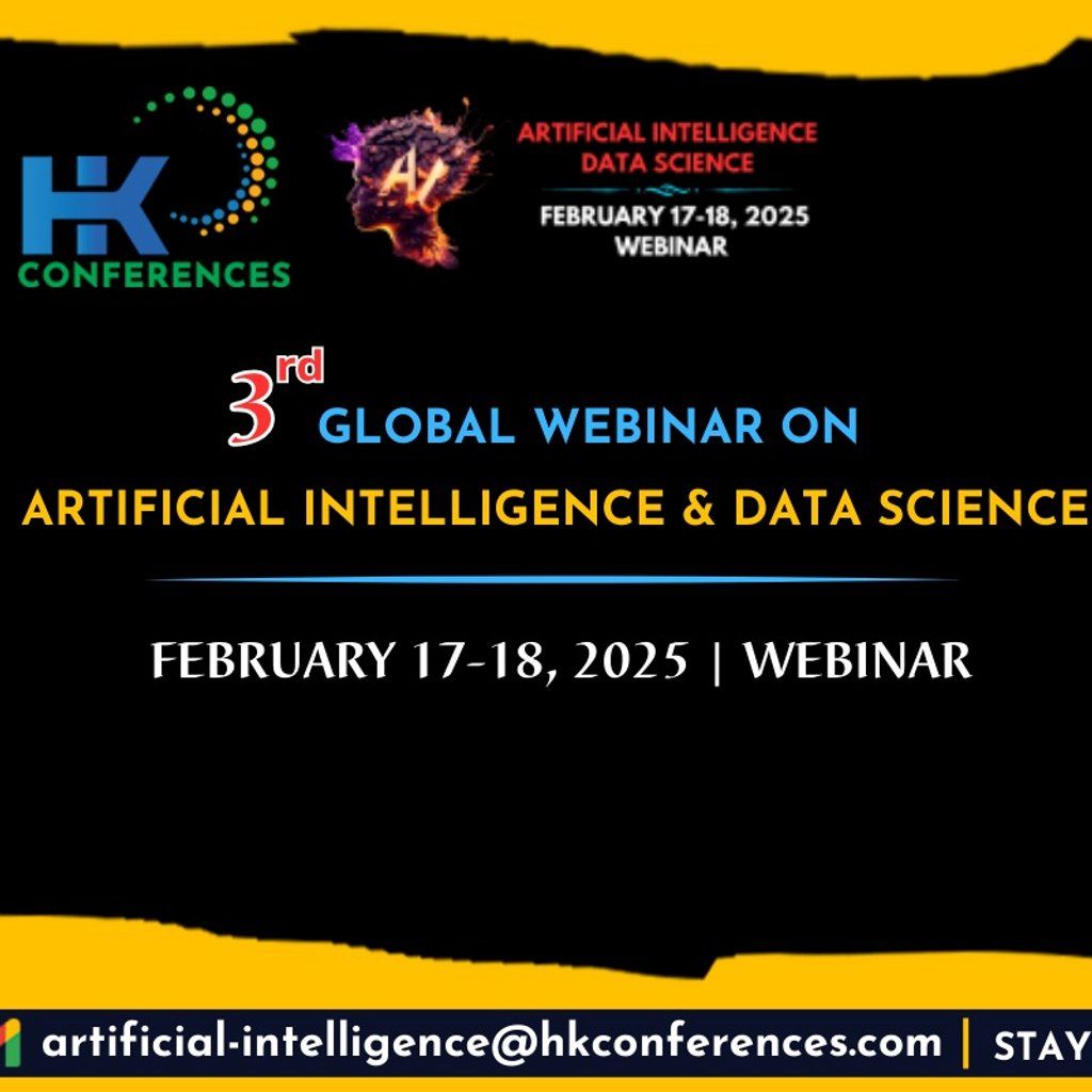 3\u02b3\u1d48 Global Webinar On Artificial Intelligence & Data Science