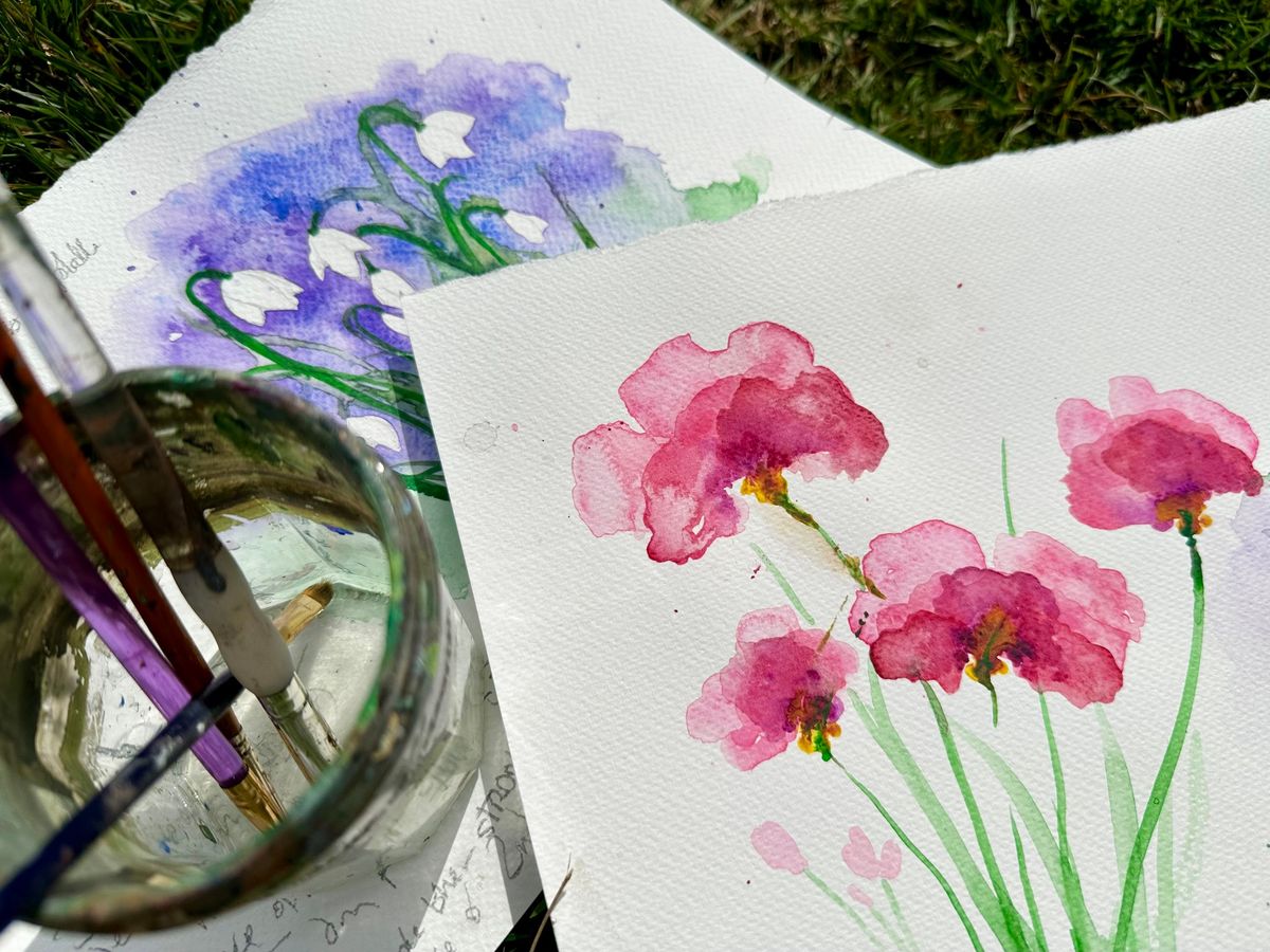 Monthly Watercolour Classes - Saturdays