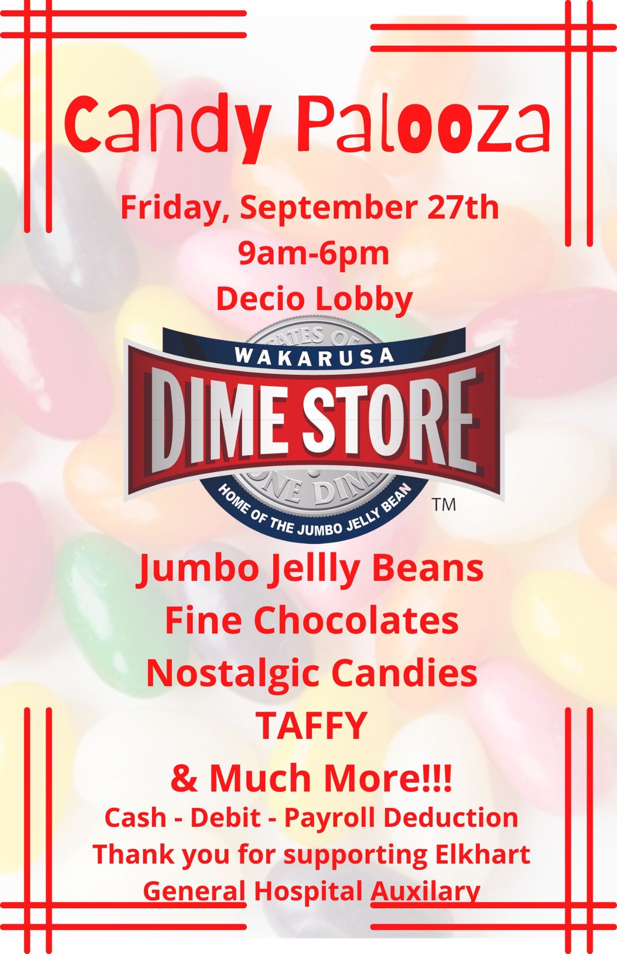 Wakarusa Dime Store Candy Sale