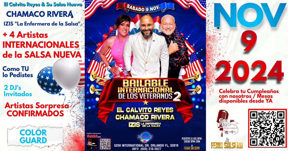 BAILABLE INTERNACIONAL "En Honor a Los VETERANOS" #2