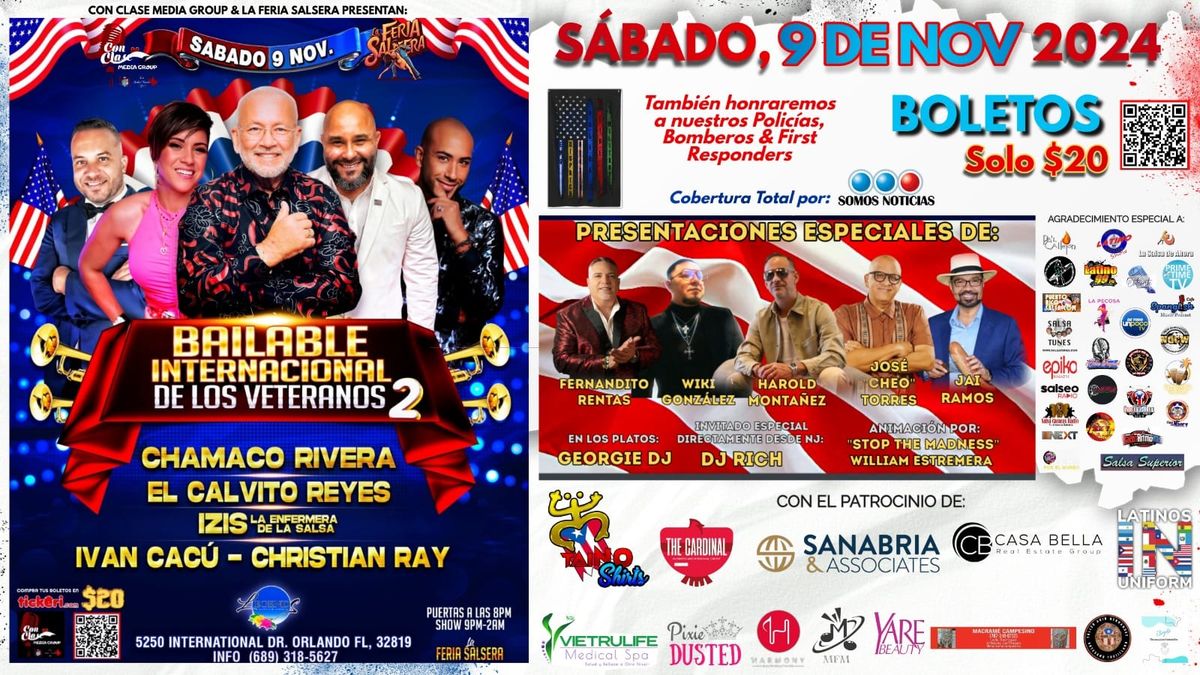 BAILABLE INTERNACIONAL "En Honor a Los VETERANOS" #2