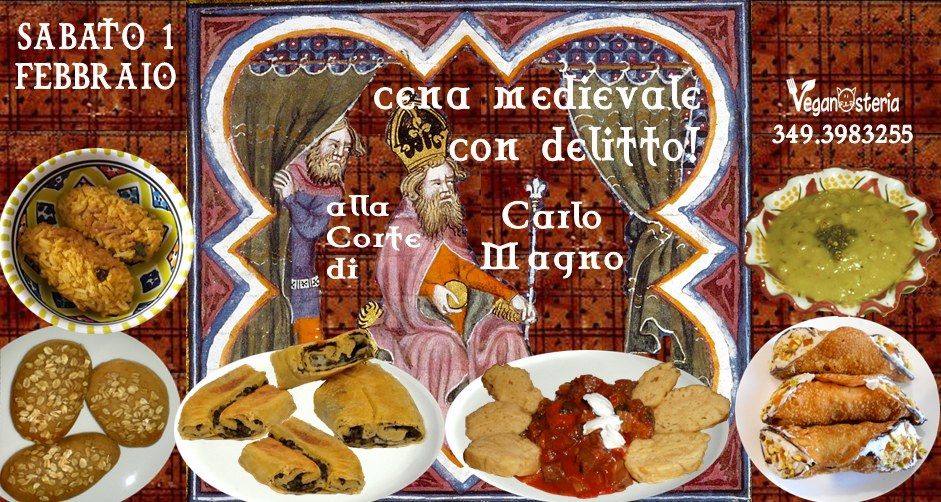 CENA CON DELITTO ALLA CORTE DI CARLO MAGNO!