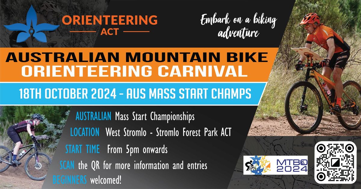 2024 Australian Mountain Bike Orienteering Carnival - MASS Start - 18 October, 5pm