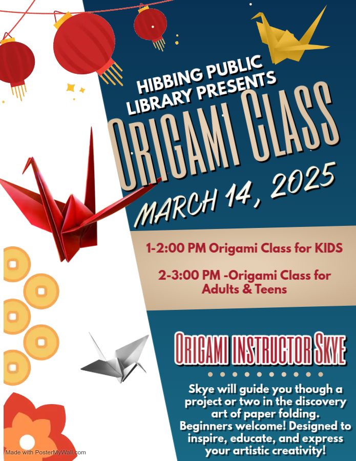 Origami Class for Adults & Teens