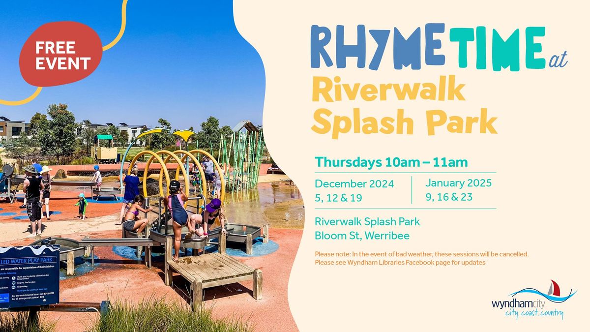 Rhyme Time at Riverwalk Splash Park