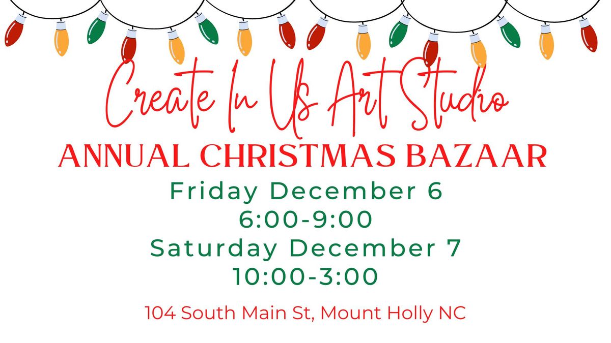 Create In Us-Christmas Bazaar