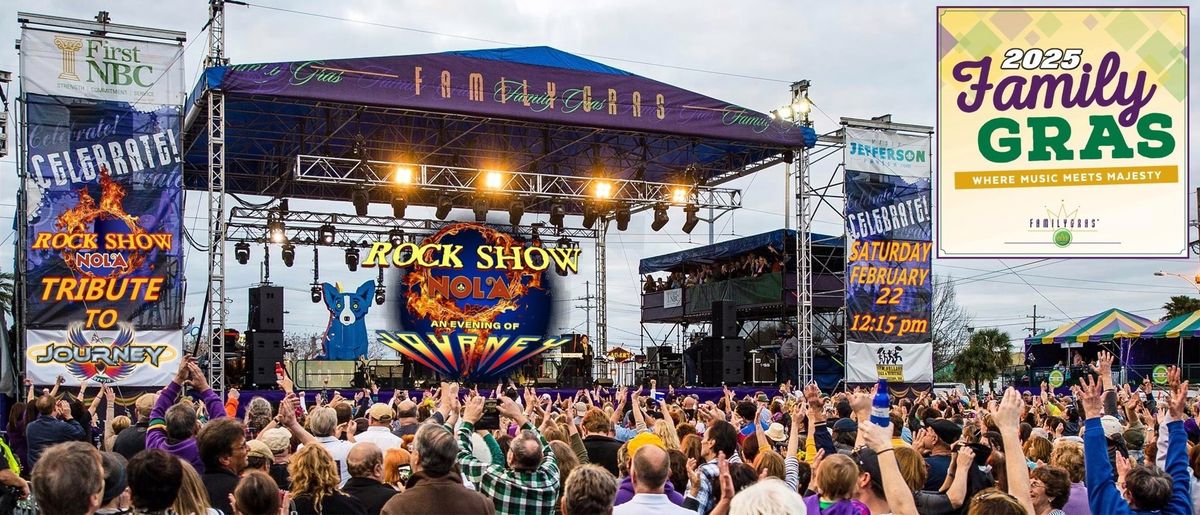 ROCK SHOW NOLA TRIBUTE TO JOURNEY @ FAMILY GRAS