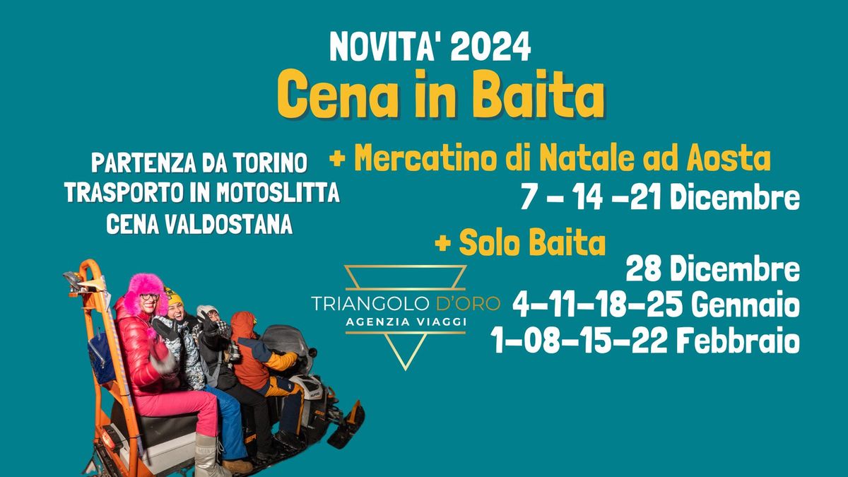 CENA IN BAITA CON MOTOSLITTA 2024\/25