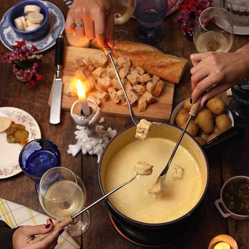 Authentic Swiss Fondue