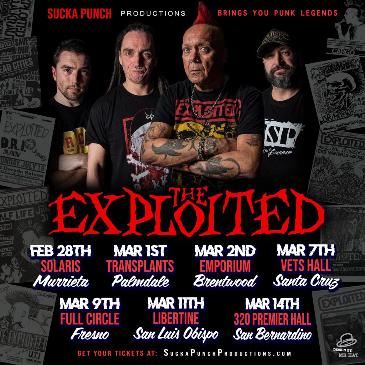 THE EXPLOITED  LIVE IN  FRESNO 