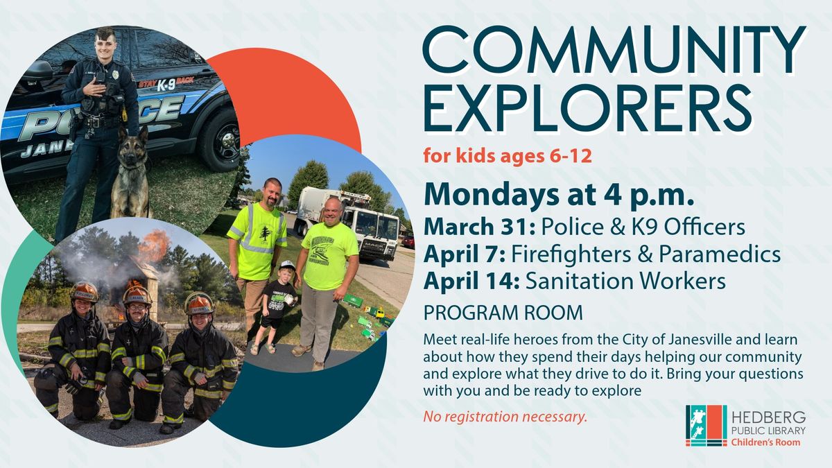 Community Explorers (ages 6-12)