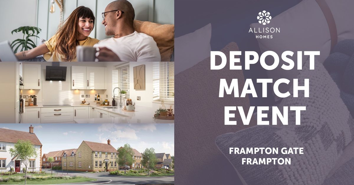 Deposit Match Event \u2013 double your deposit at Frampton Gate!