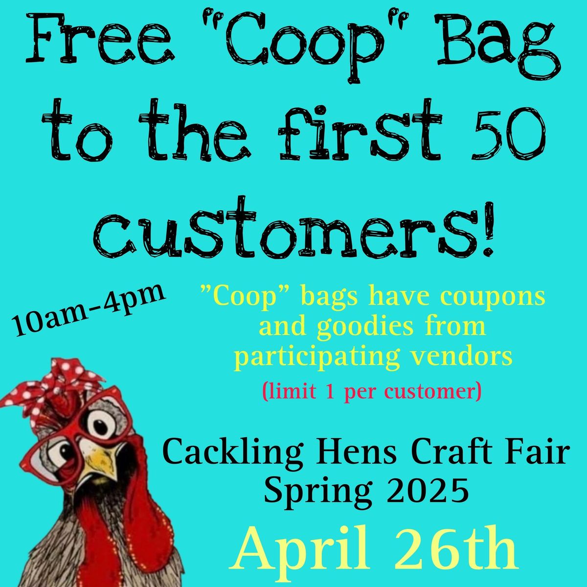 The Cackling Hens Craft Fair Spring 2025