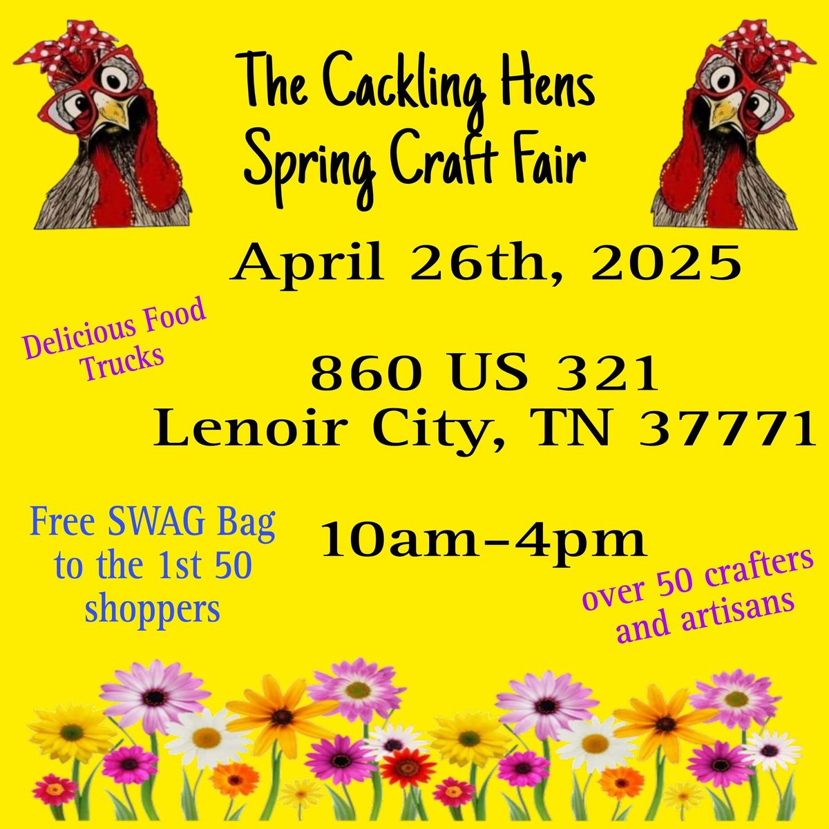 The Cackling Hens Craft Fair Spring 2025