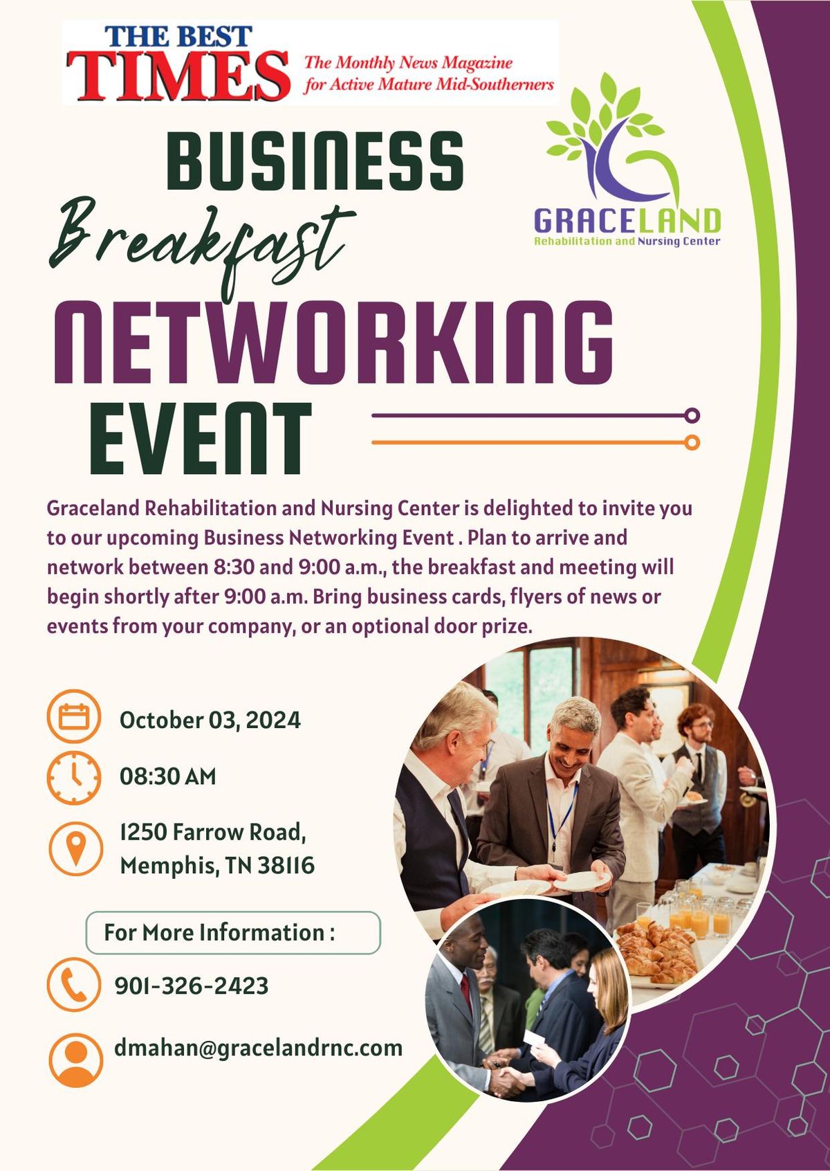 Business Breakfast Networking Event 