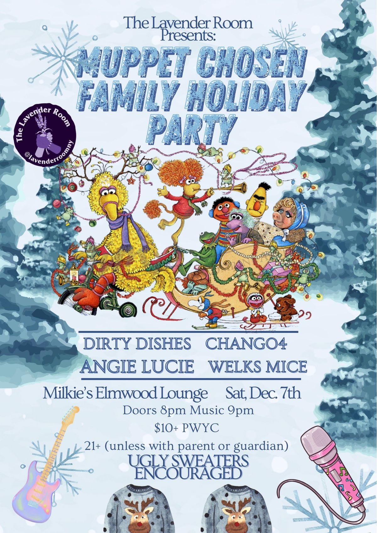 The Lavender Room Presents: Muppet Chosen Family Holiday Party