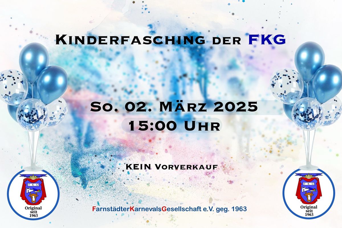 Kinderfasching 02. M\u00e4rz 2025