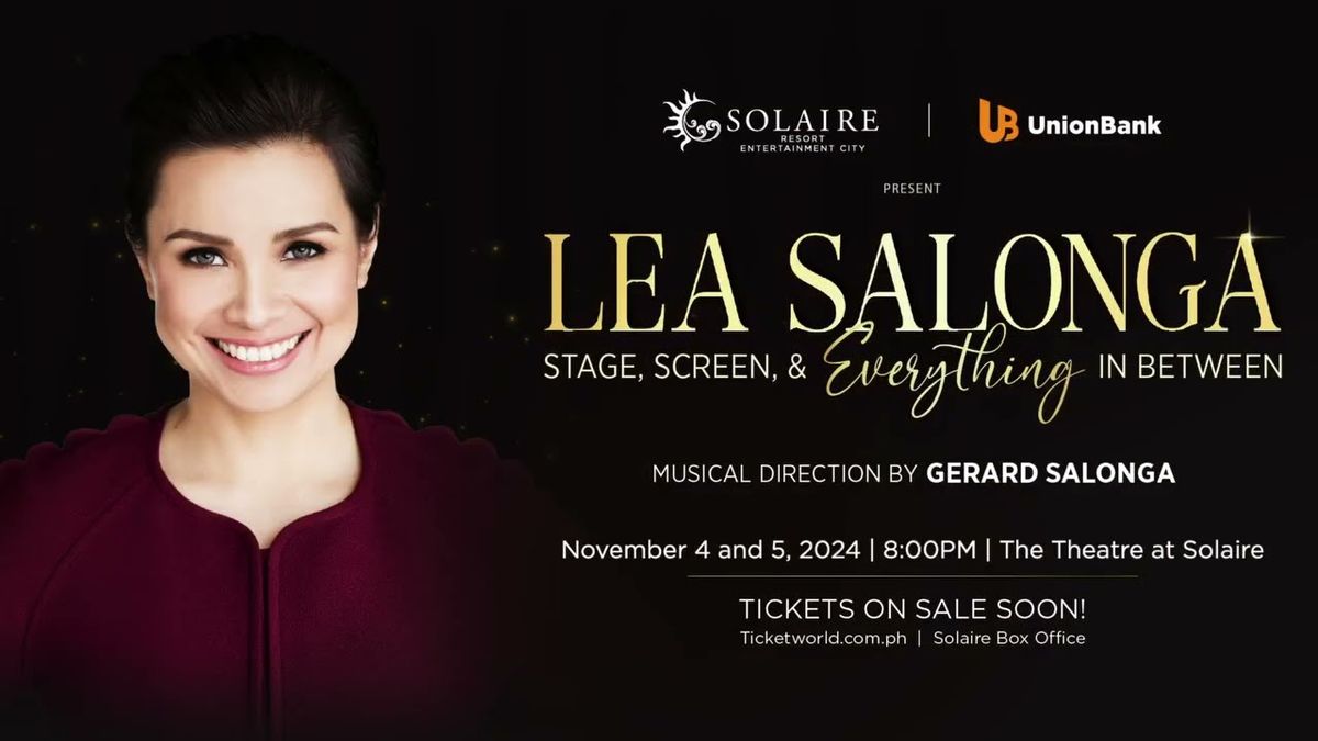 Lea Salonga - Stage, Screen and Everything In Between at UMass Amherst Fine Arts Center