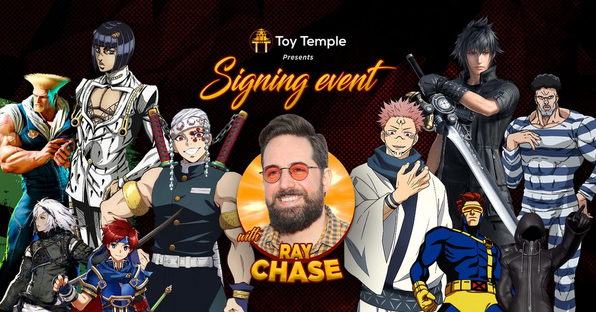 Signing Event with Ray Chase (FREE ACCESS)