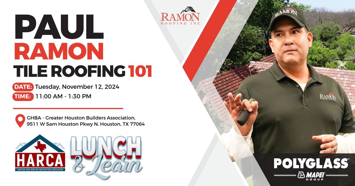 HARCA November - Lunch & Learn - Paul Ramon, Ramon Roofing