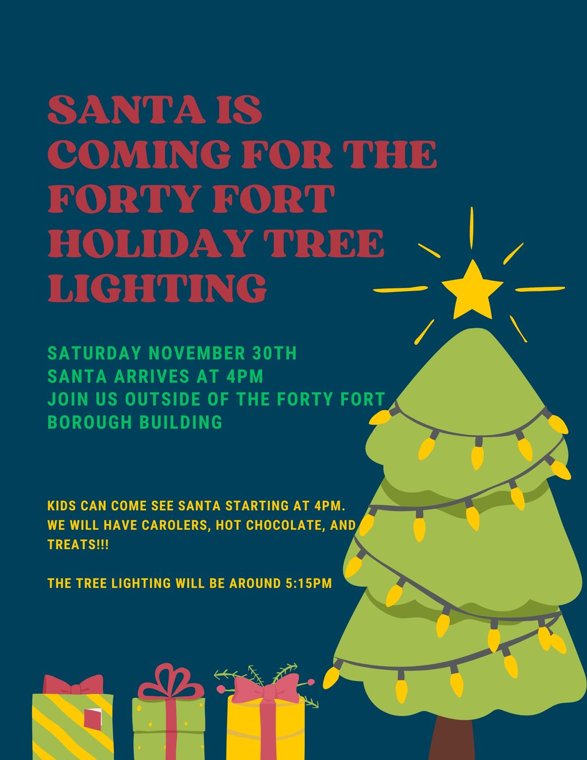 Forty Fort Tree Lighting 