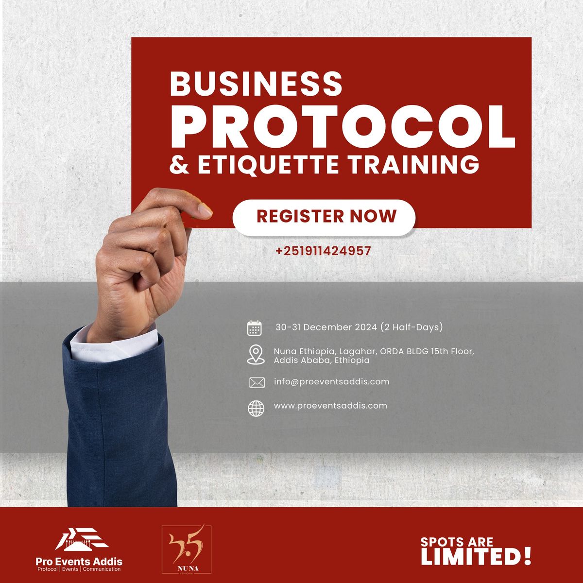 Business Protocol & Etiquette Training