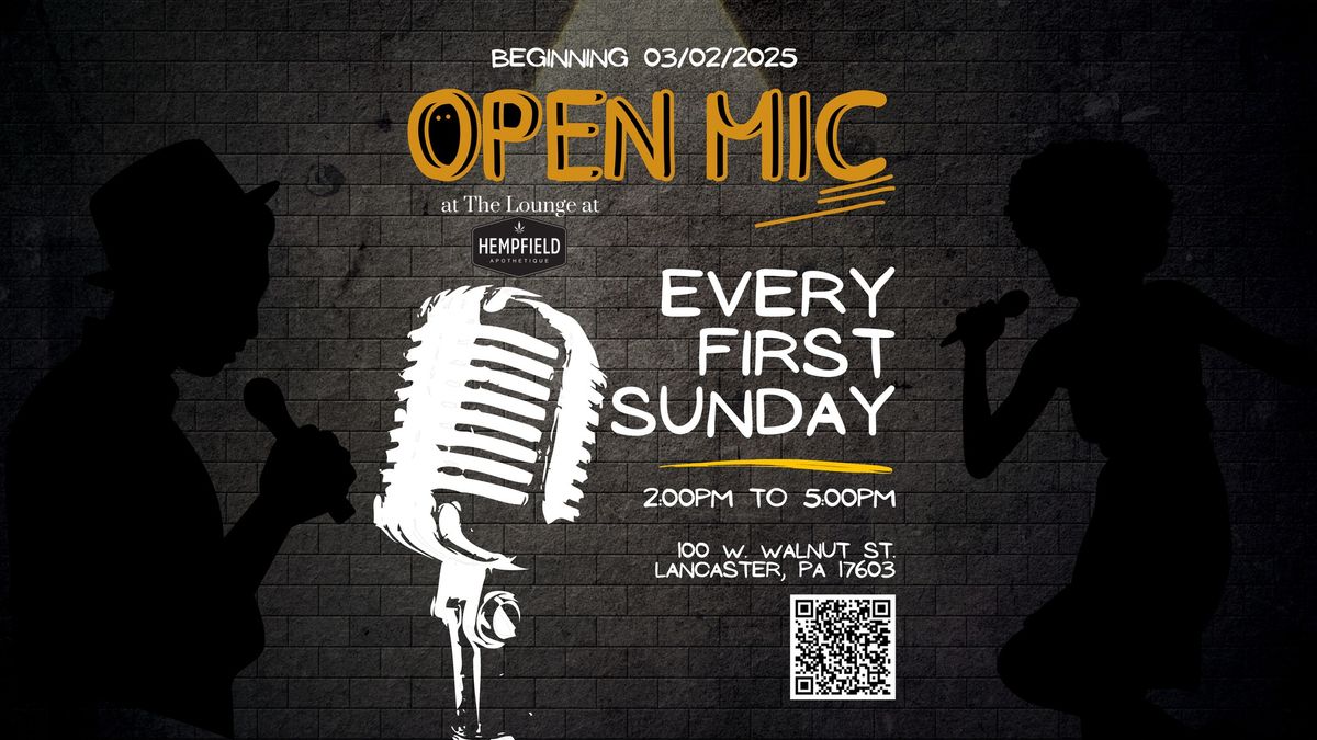 First Sunday Open Mic & Jam at The Lounge w\/ Liam