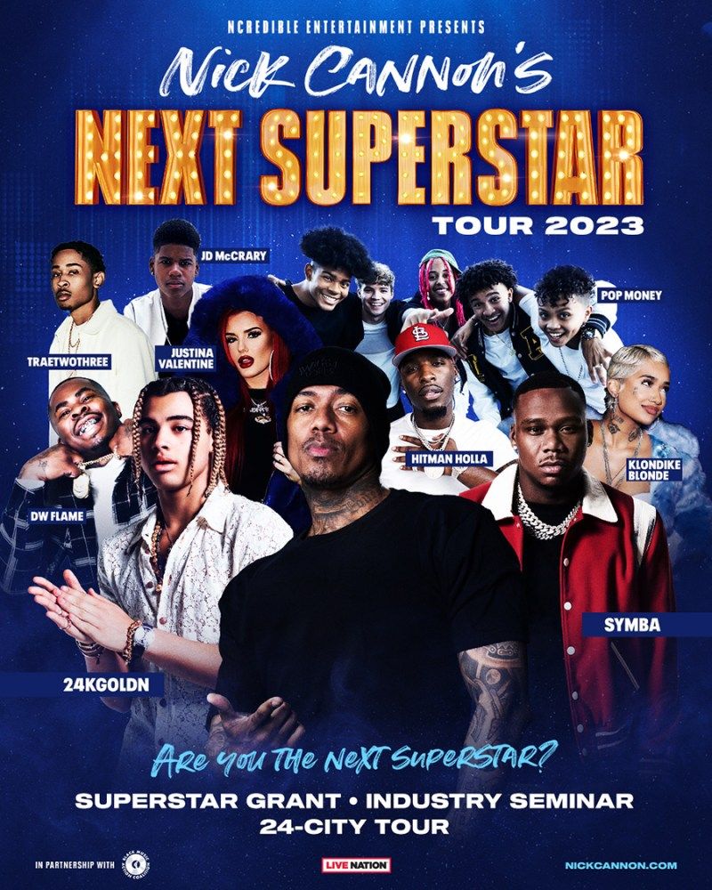 Nick Cannons Next Superstar Tour, House Of Blues Houston, 3 March 2023
