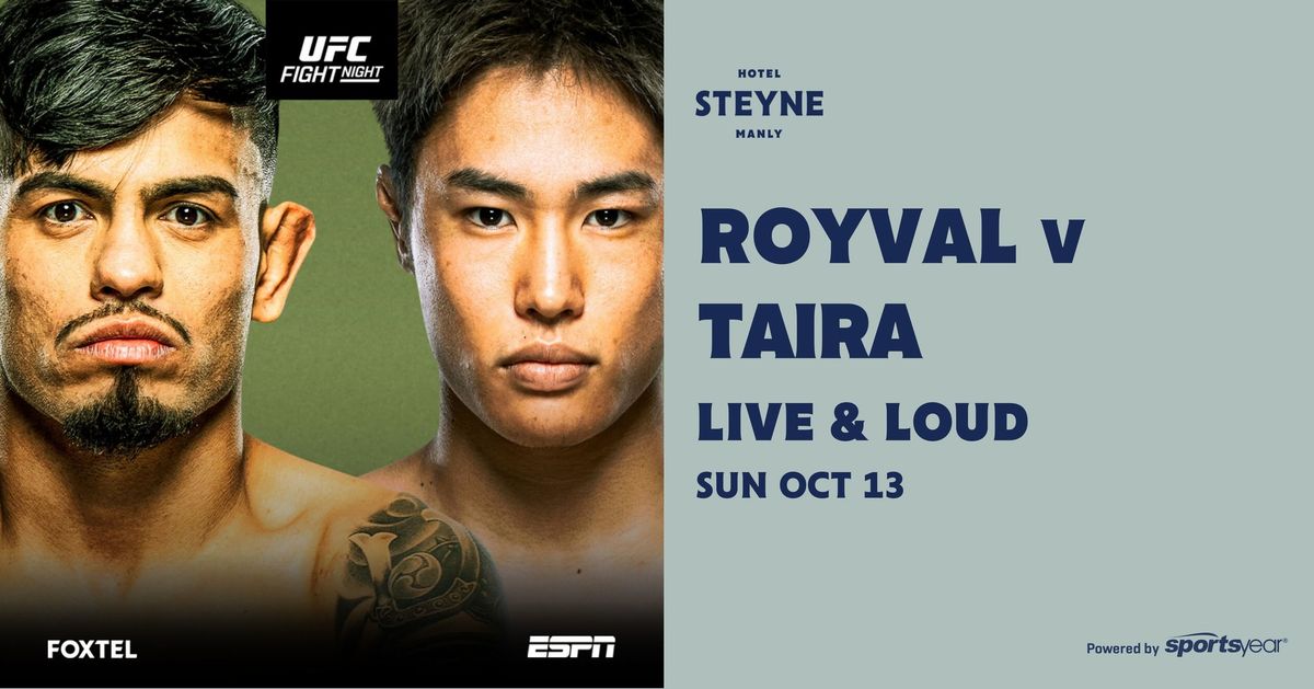 UFC Fight Night: Royval v Taira