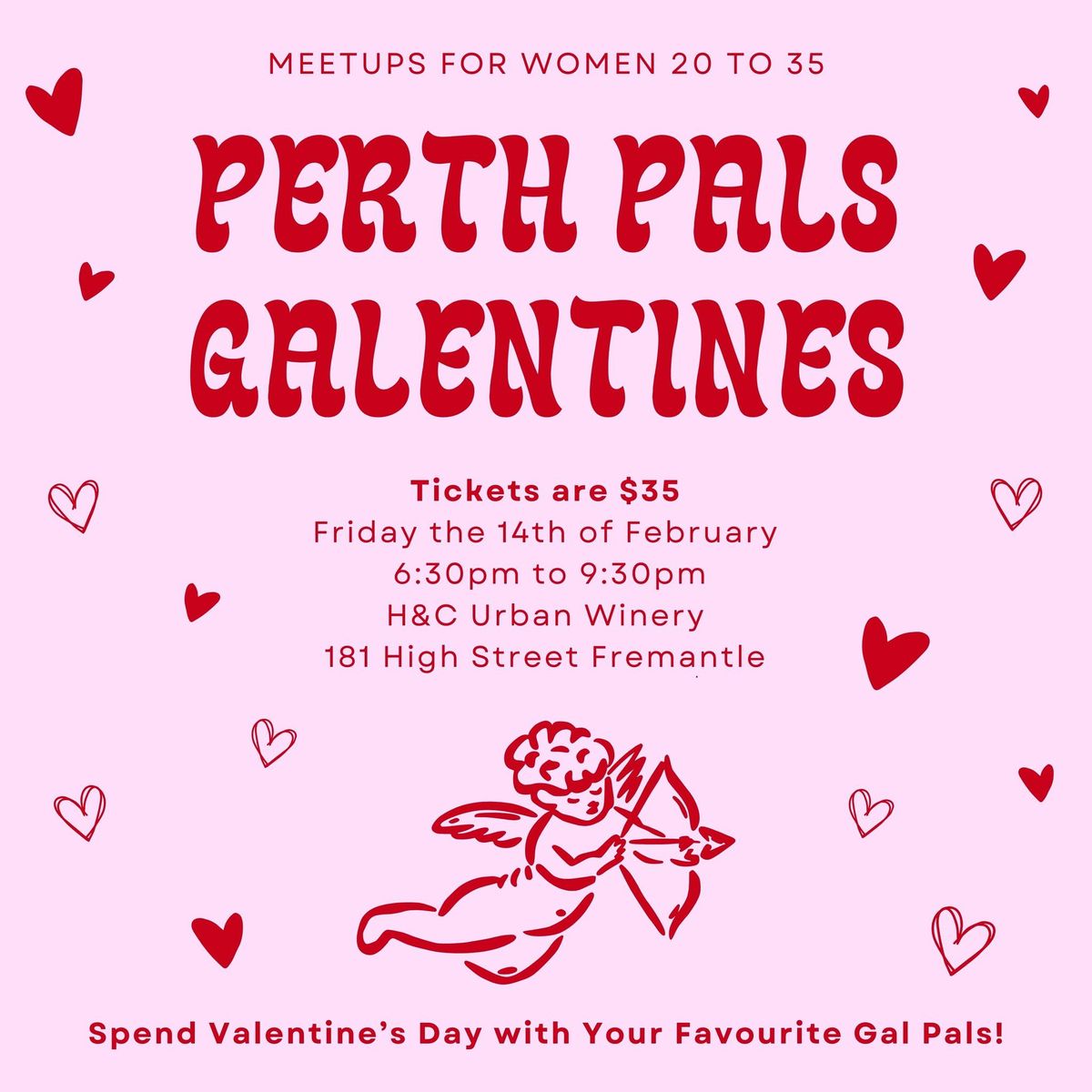 Perth Pals Galentines \ud83d\udc8c\ud83c\udf77