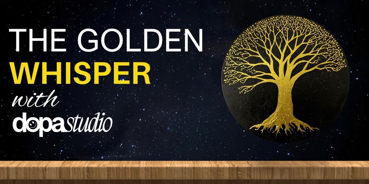 Golden Whispers: A Gold Foil Art Experience