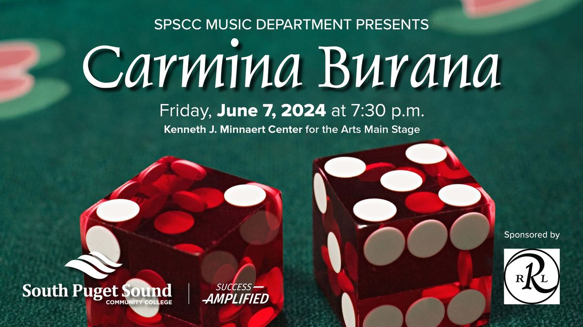 SPSCC Music Department Presents "Carmina Burana"