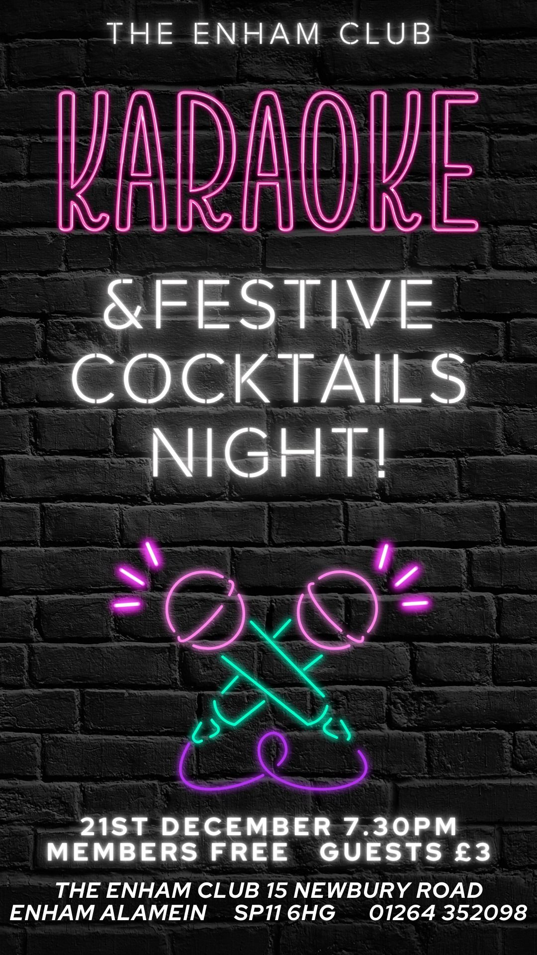 Karaoke & Festive Cocktails