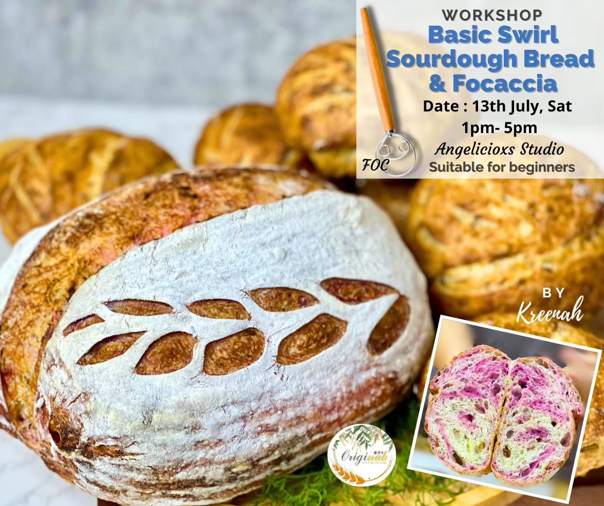 Basic Swirl Sourdough Bread & Focaccia Workshop 
