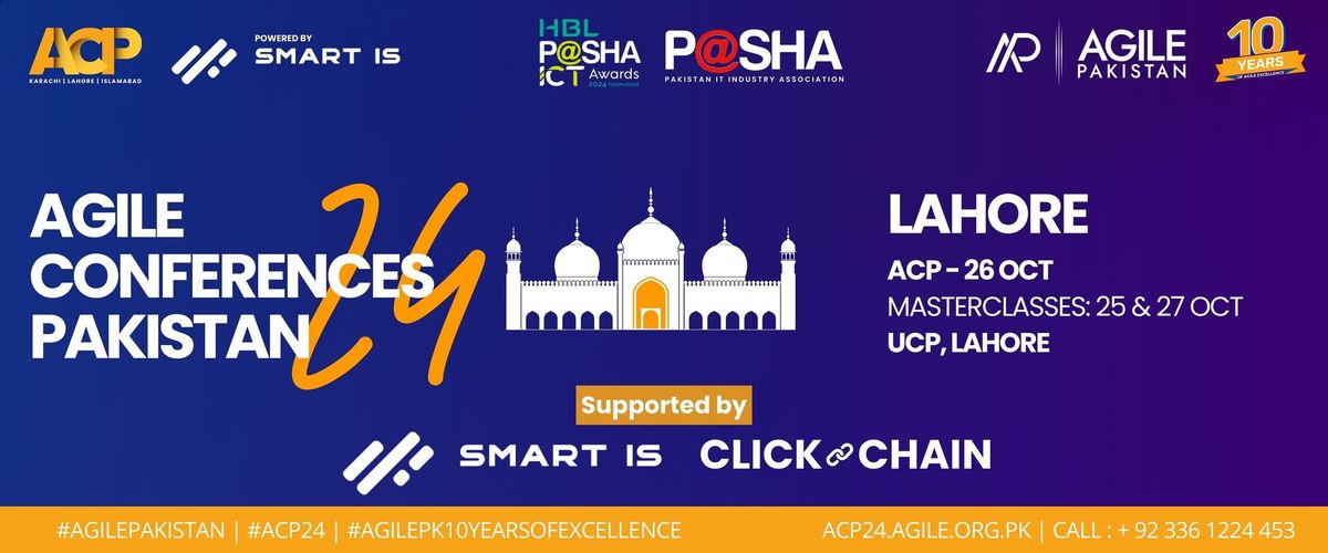 Agile Conference Pakistan 2024 - Lahore 