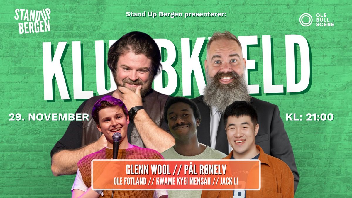 KLUBBKVELD MED STAND UP BERGEN