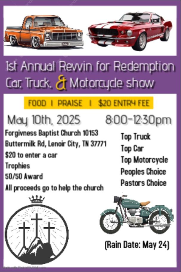 Revvin for Redemption Car Show 2025