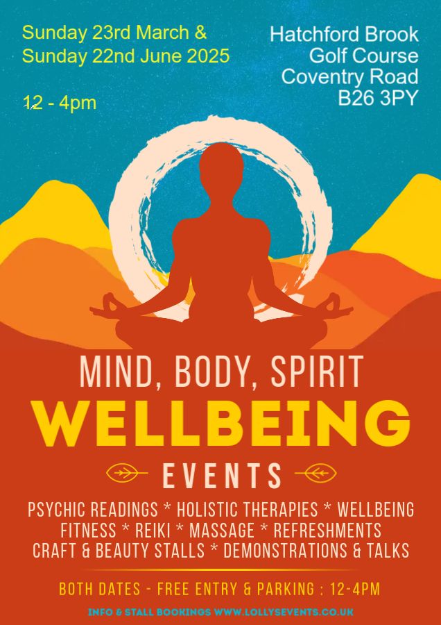 Psychic, Holistic, MBS & Wellbeing Events at Hatchford Brook Golf Course | Craft Fair | Free Entry