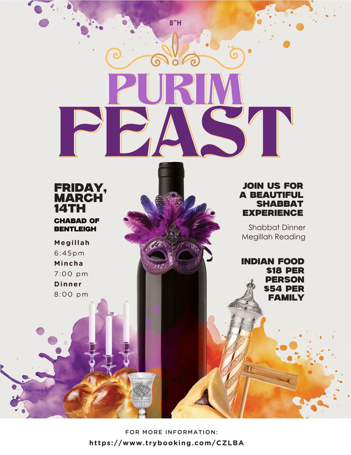 Purim Feast at Chabad Bentleigh