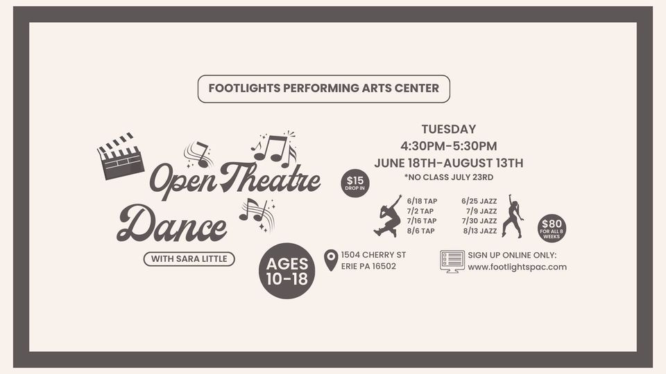 Open Theatre Dance Ages 10-18