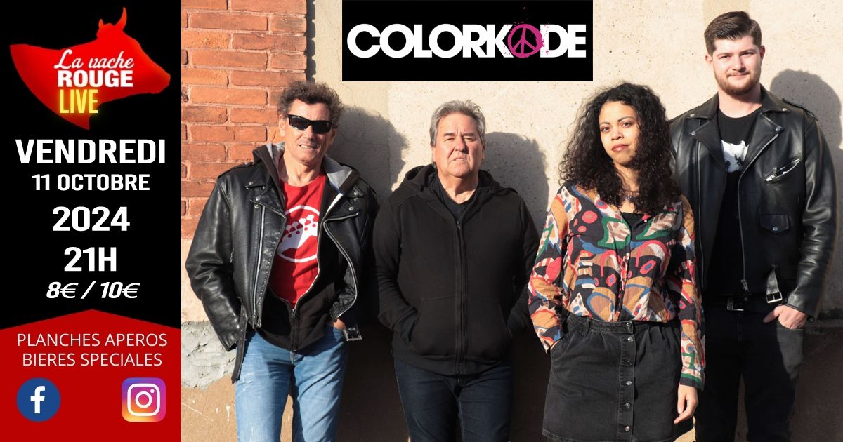 ColorKode (reprises blues-rock) - La Vache Rouge LIVE