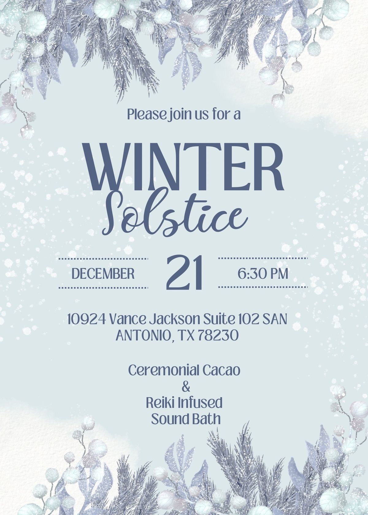 Winter Solstice Ceremony 