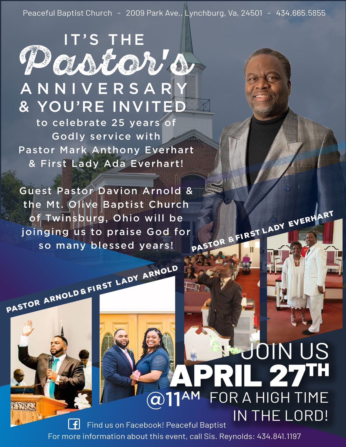 Pastor Everhart's 25th Pastoral Anniversary