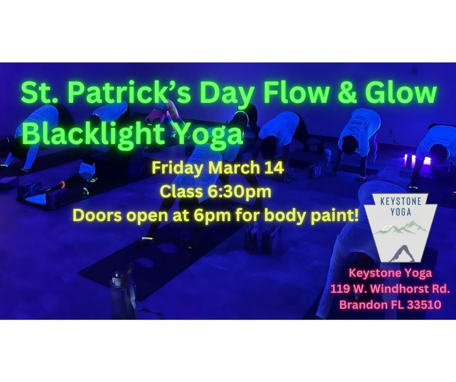 St. Patrick's Day Flow & Glow Blacklight Yoga