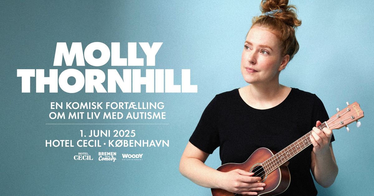 NY DATO Molly Thornhill \u2013 En komisk fort\u00e6lling om mit liv med autisme | Hotel Cecil, K\u00f8benhavn