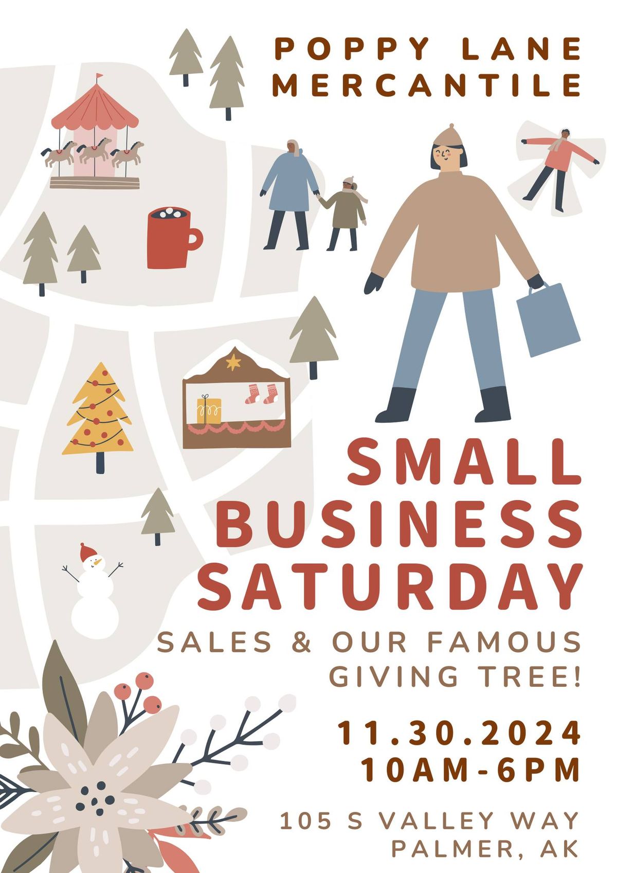 Small Business Saturday at Poppy Lane!