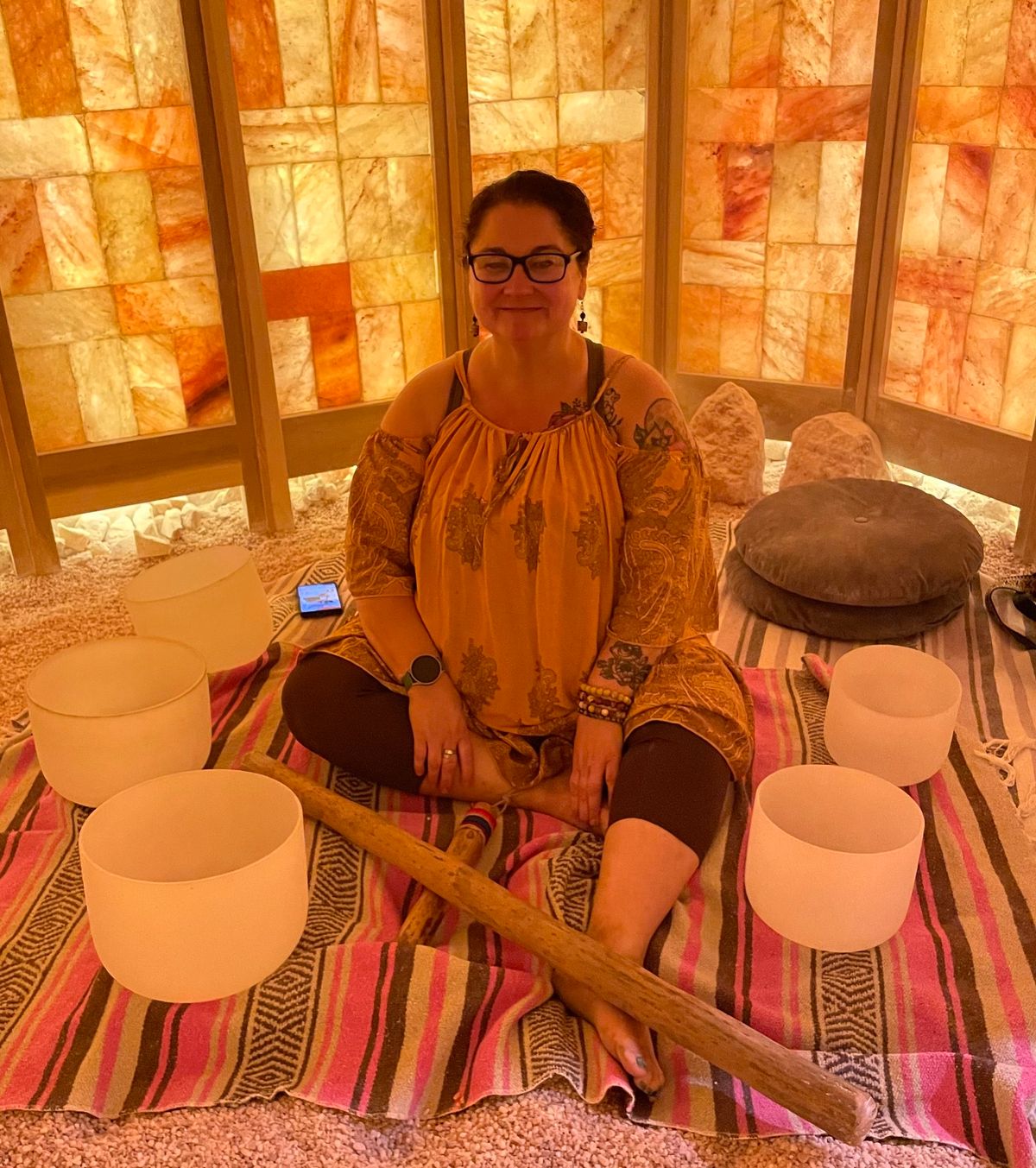 Crystal Singing Bowls Sound Bath